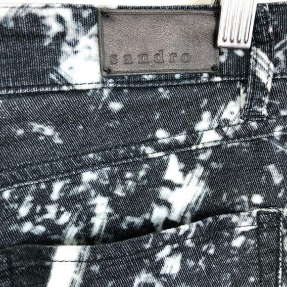 Sandro Rescue Tie Dye Acid Dip Corduroy Jeans - Picture 4 of 6